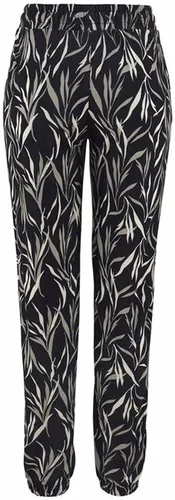 Miniatura 7 de Pull On Pants for Women Elastic High Waist Leaves Print Loose Fit Vintage Boho Trousers with Pocket Going Out Pants