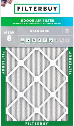 Miniatura 13 de Filterbuy - Filtro de aire MERV 8 de 8x14x1, defensa esencial contra el polvo y las alergias (1 unidad), filtros plisados electrostáticos