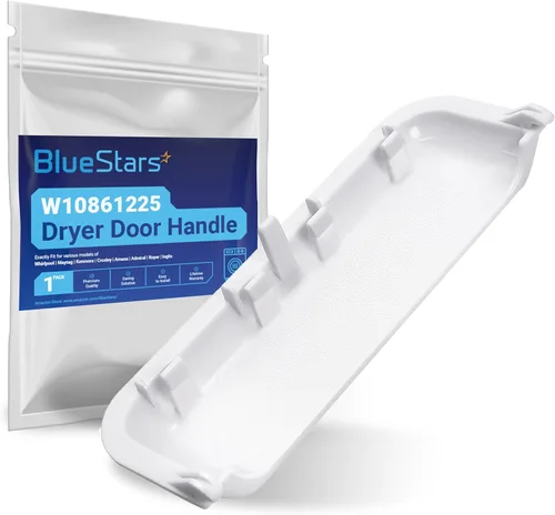 BlueStars UNBREAKABLE W10861225 W10714516 - Manija de puerta de secadora – Compatible con secadores Whirlpool Kenmore Maytag Amana – Sustituye a