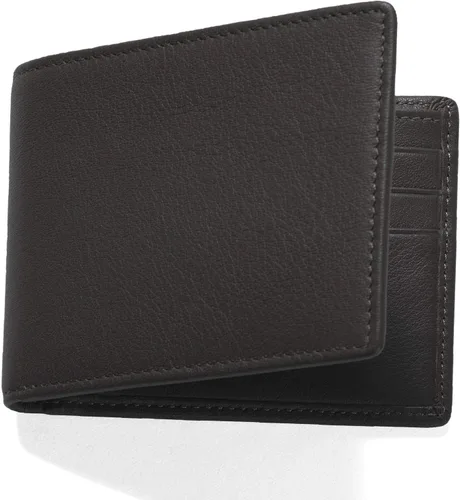 Miniatura 6 de Leatherology Black Onyx - Cartera plegable delgada para hombre, RFID disponible