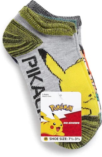 Miniatura 4 de Pokemon Paquete de 5 calcetines invisibles para niños