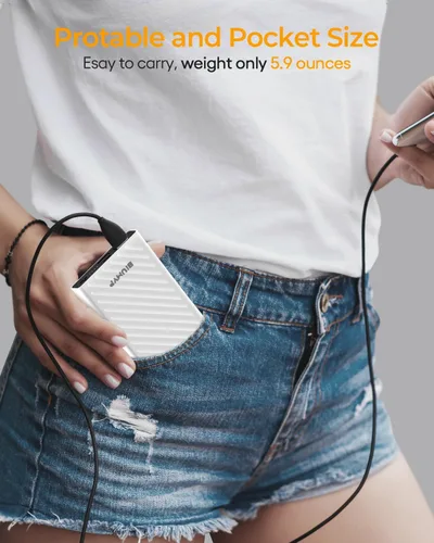 Miniatura 7 de Paquete de batería de chaleco calefactable, batería de 10000 mAh, 5 V 2 A, especialmente diseñada para chaqueta térmica, ropa térmica, manta térmica