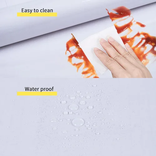 Miniatura 4 de Papel de contacto transparente, hoja protectora de pared de plástico, papel adhesivo transparente para despegar y pegar, protector de cubierta