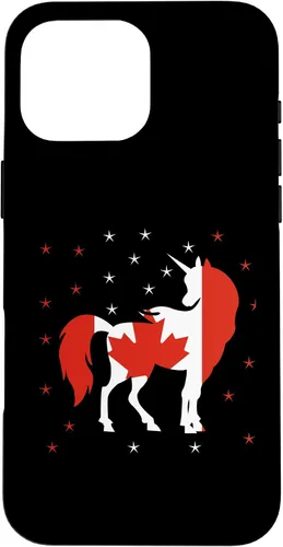 Miniatura 19 de Funda para iPhone 13 Pro Max Unicornio Bandera de Canadá