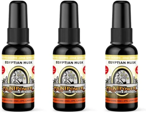 Miniatura 2 de BluntPower (niebla de bambú, paquete de 3) - Eliminador de olores concentrado y aceite difusor - Desodorizador de habitación, eliminador de olores