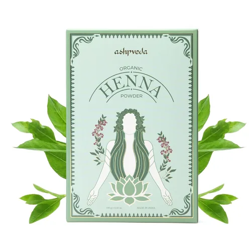 Polvo de henna orgánico para el cabello, triple refinado, secado al sol, natural y herbario Premium Henna en polvo con Shikakai y Bhringraj | Sin