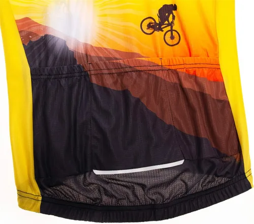 Miniatura 8 de Camisetas de ciclismo para hombre, camiseta de ciclismo de montaña, manga corta, transpirable, camisetas de ciclismo de secado rápido