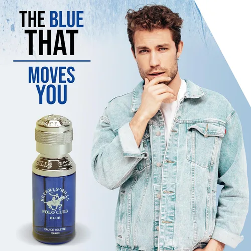 Miniatura 5 de Beverly Hills Polo Club Blue for Men Eau de Toilette - Aroma acuático fresco, fragancia de larga duración, 1.7 onzas líquidas