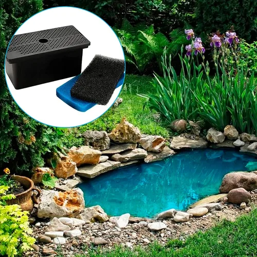 Miniatura 7 de HQRP Prefiltro azul y negro para posavasos Sunterra 320106