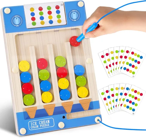 Juguetes Montessori de madera sensorial para autismo: regalos de cumpleaños para niñas y niños de 4, 5, 6 años | Juguetes para niños y niñas de
