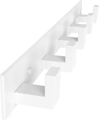 Miniatura 34 de PMMASTO Perchero montado en la pared, 3 ganchos de pared en forma de T para colgar, riel de ganchos para abrigos de acero inoxidable resistente