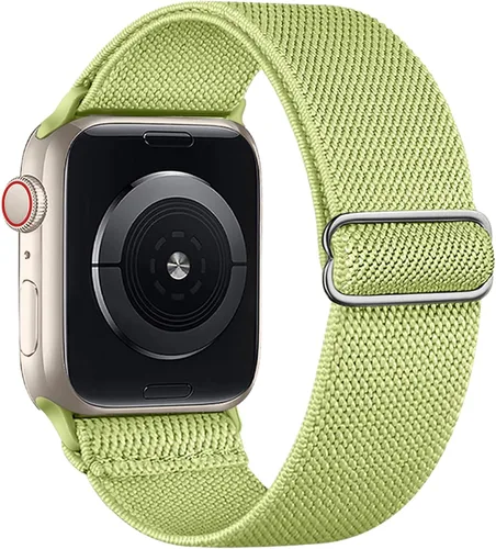 Miniatura 40 de Correa elástica de nailon compatible con Apple Watch Series 11, 10, 9, 8, 7, 1.811 in, 1.772 in, 1.654 in, 1.614 in, Ultra 3, 2, 1.929 in, Series 6
