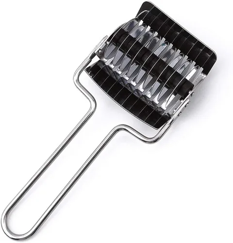 Miniatura 4 de Cortador de fideos de pasta de acero inoxidable para hacer espaguetis para hacer fideos, rodillo, cortador de masa, picadora, herramienta de cocina