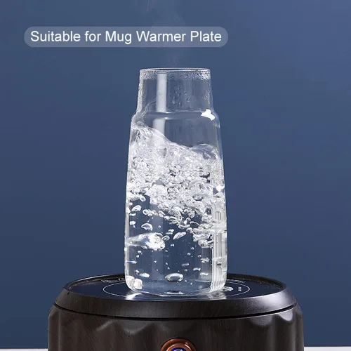 Miniatura 7 de Yalucky Juego de jarras de agua de noche con vaso, jarra de noche y juego de vidrio para mesita de noche, dormitorio, habitación de invitados