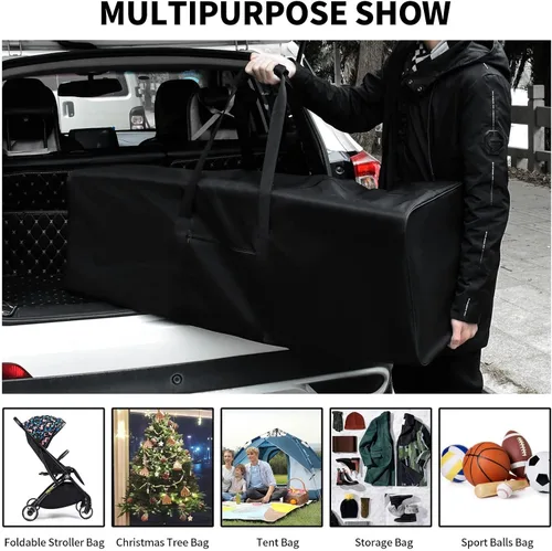 Miniatura 2 de Urbanstand Bolsa de Lona de Viaje de 48 Pulgadas Extra Grande para Equipo Deportivo, Bolsa de Almacenamiento para Árbol de Navidad de 7.5 Pies