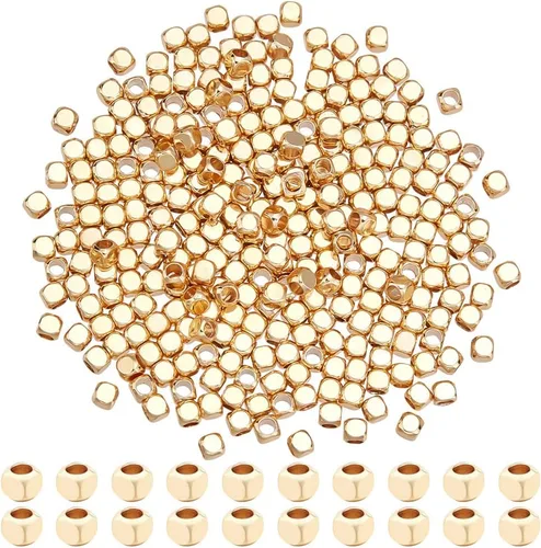 Miniatura 11 de NBEADS 100 cuentas espaciadoras de metal redondas lisas de acero inoxidable 304 de 0.315 pulgadas, cuentas sueltas para hacer joyas de bricolaje 100