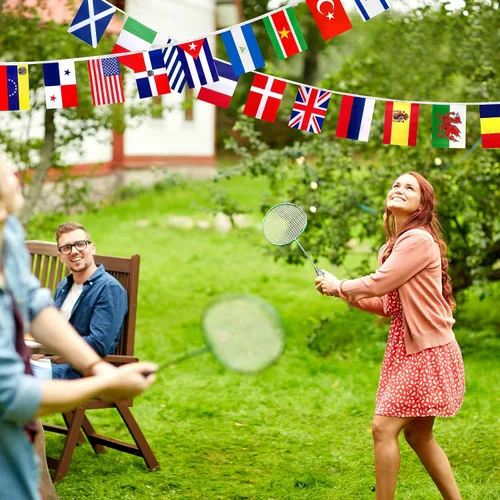 Miniatura 5 de KERDA Banderas internacionales del mundo de 224 países, decoración para juegos olímpicos, escuela, bares, eventos deportivos, gran apertura, 8.2 x