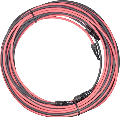 Miniatura 11 de Cables de extensión solar de 10 AWG de 35 pies con conectores macho y hembra, 2000 V, resistente a la intemperie, certificación UL, cumple con RoHS