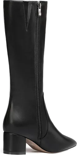 Miniatura 5 de WAYDERNS Botas altas hasta la rodilla de tacón bajo con cremallera mate para mujer, 2 pulgadas