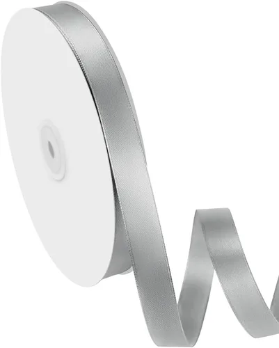 Miniatura 140 de Cinta de tela de satén de 1-1/2 pulgadas de ancho x 50 yardas, cinta negra perfecta para lazos de bricolaje, guirnaldas, envoltura de regalos