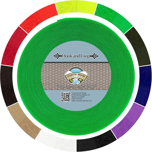 Miniatura 12 de Country Brook Design Cierre de velcro para coser no adhesivo de 2 pulgadas (beige, 50 yardas)