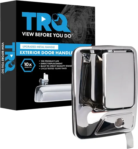 Miniatura 44 de TRQ Manija de puerta exterior delantera derecha cromada para el lado del pasajero compatible con Dodge Durango Jeep Grand Cherokee 2011-2021