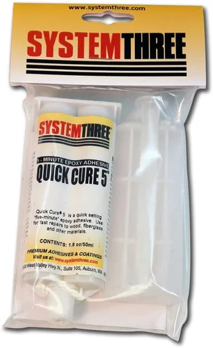 Miniatura 4 de Adhesivo epoxi System Three Quick Cure 5, kit de 1 pinta