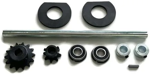 Miniatura 2 de Kit completo de eje de transmisión de 5/8" x 12" para Go Kart Cart/Mini Bike - Cadena 40/41/420