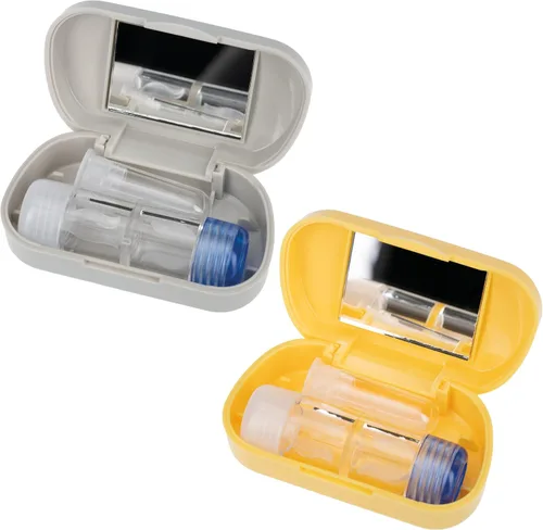 Miniatura 4 de Sports Vision World Kit de viaje gris RGP lentes de contacto duras espejo RGP caso y removedor de succión