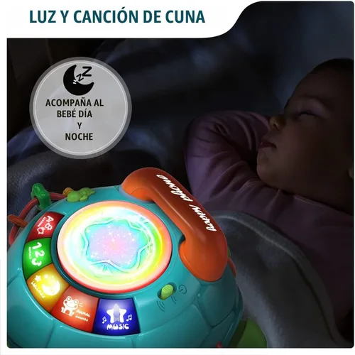 Miniatura 6 de Jyusmile Juguetes para bebés de 6 a 12 meses, juguetes musicales de tortugas que gatean para bebés, juguete educativo de aprendizaje temprano