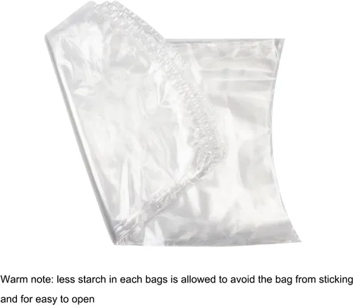 Miniatura 4 de Bolsas retráctiles para aves de corral, paquete de 30 unidades de 13 x 18 pulgadas transparentes para aves de corral con 30 lazos de cremallera, un