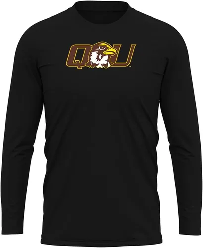 Miniatura 26 de Camisa deportiva de manga larga oficial de la NCAA Collegiate para hombre, colección negra con logotipo primario
