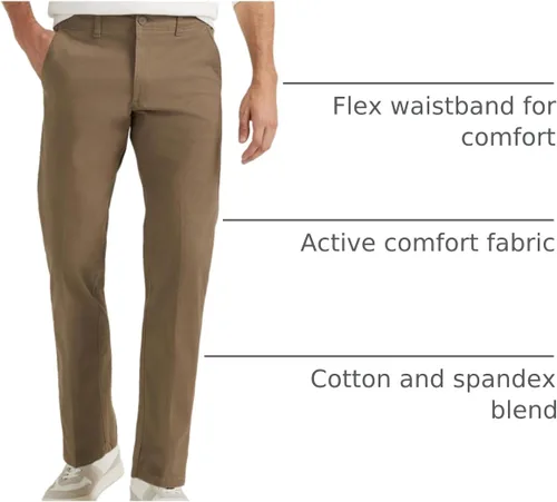 Miniatura 13 de Lee Extreme Motion Pantalón regular recto sin pliegues al frente para hombre