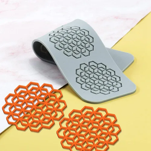 TUKE Moldes de silicona con hojas 3D, para pastel de flores, fondant, hojas de abeja, moldes de pastelería, estampado de rosas, molde de encaje