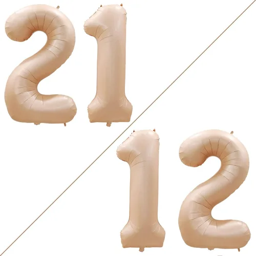 Miniatura 372 de Goer, conjunto de globos de papel aluminio para decoraciones de cumpleaños, globos de las letras de feliz cumpleaños y de números Oro