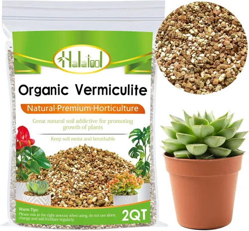 Miniatura 10 de Aditivo de Suelo Halatool 2QT de Perlita para Plantas Jardinería Interior Natural Mezcla de Tierra para Macetas Aditivo para Retener Humedad