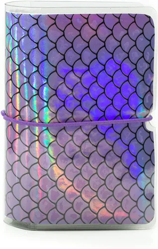 Soporte para tarjetas de crédito para mujeres, soporte para cupones de tarjetas de fidelidad y organizador con 32 ranuras para tarjetas, Sirena