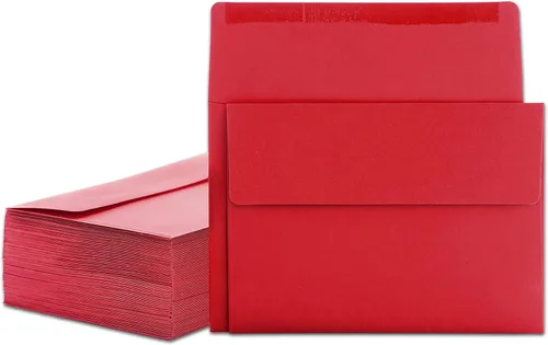 Miniatura 9 de Sobres de invitación, paquete de 100 sobres de 5 x 7 pulgadas, sobres A7 para invitaciones, color rosa, 5 1/4 x 7 1/4 pulgadas Rosado