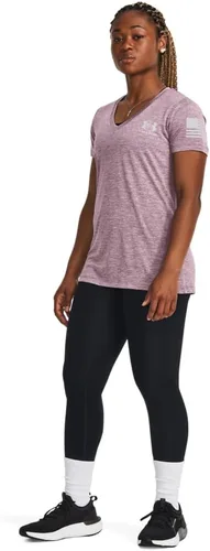 Miniatura 3 de Camiseta Freedom Tech de manga corta con cuello en V para mujer
