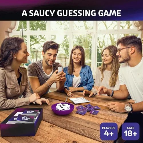 Miniatura 2 de Gouda Games Big Bad Bowl - Juego de fiesta divertido de 600 cartas para adultos, rompehielos atractivos, divertidos desafíos grupales, juego