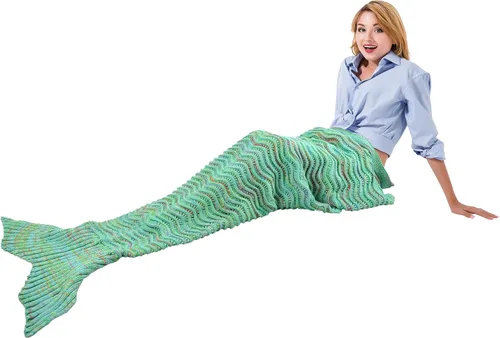 Miniatura 7 de Catalonia Manta de cola de sirena con correa antideslizante para el cuello