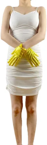 Miniatura 7 de Vestido de novia de satén para mujer, fiesta de ópera, guantes de los años 20, guantes hasta la muñeca