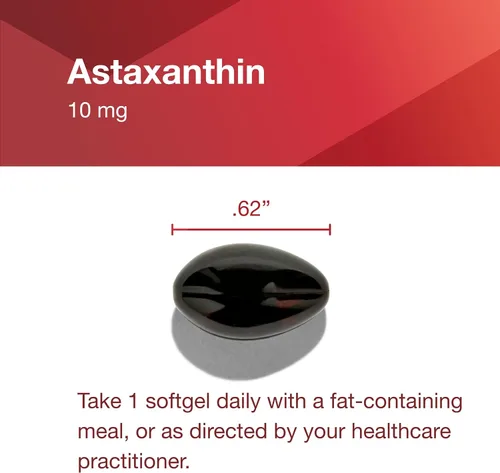 Miniatura 7 de PROTOCOL FOR LIFE BALANCE Cápsulas blandas de astaxantina de 10 mg - Apoya la salud celular* - Suplementos de astaxantina carotenoide - Sin OMG