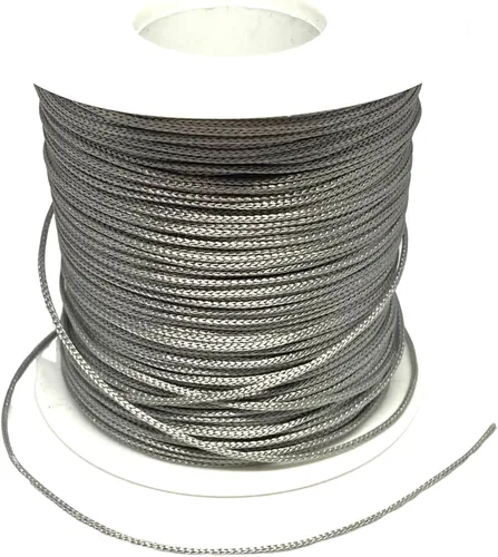Miniatura 2 de Hilo de cuentas de poliéster de 0.039 pulgadas para bricolaje, opciones de varios colores, collar de amistad de macramé, cuerda para hacer pulseras