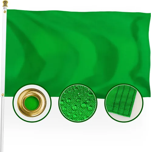 Miniatura 12 de XIFAN Bandera negra sólida de nailon de alta calidad de 3 x 5 para exteriores, doble cara de nailon 210D liso, banderas negras de larga duración