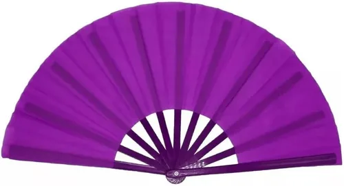 Miniatura 4 de Paquete de 2 ventiladores Pericón grandes, truenos cuando se abren, muchos colores (amarillo)
