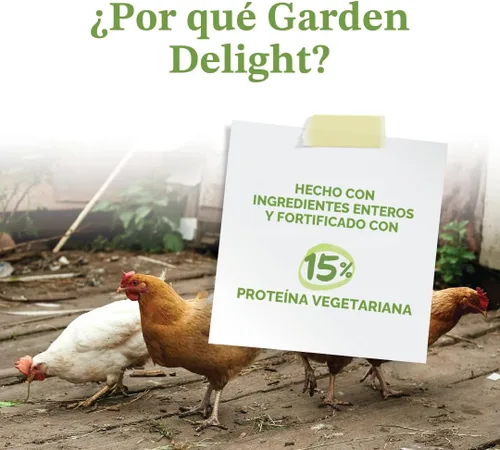 Miniatura 3 de Manna Pro Garden Delight - Mezcla de golosinas de pollo, verduras secas y hierbas para pollos, patos y aves de corral, aperitivo natural