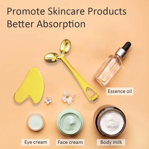 Miniatura 6 de Yeamon Gua Sha - Juego de herramientas faciales y rodillo facial, herramienta de masaje facial para la rutina de cuidado de la piel de las mujeres