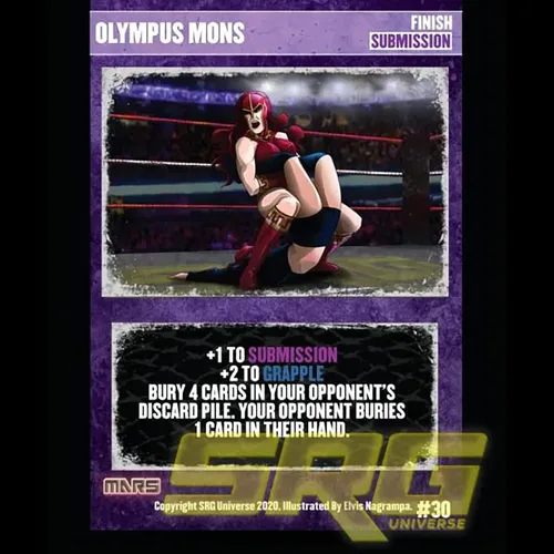Miniatura 5 de GTS Distribution Supershow Cosmic Crusader: Mars - Juego de cartas y dados de lucha libre. Baraja de estructura SRG. Edades 12+, 2-6 jugadores