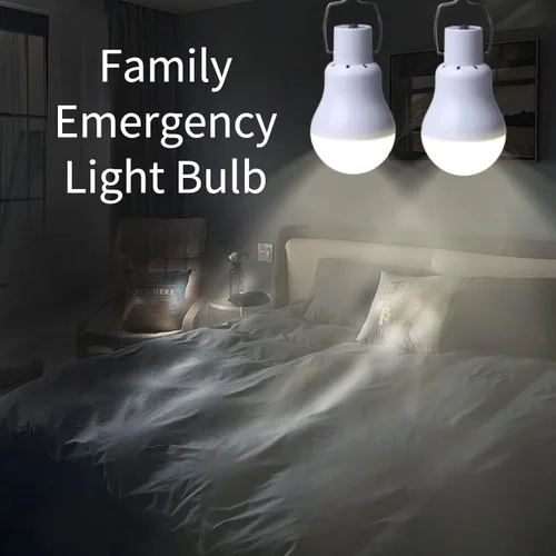Miniatura 4 de Bombilla solar al aire libre, luces de gallinero, funciona con energía solar, con panel solar de 11.5 ft para camping, tienda de campaña, pesca